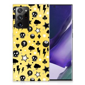 Silicone Back Case Samsung Galaxy Note20 Ultra Punk Geel