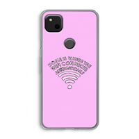 Home Is Where The Wifi Is: Google Pixel 4a Transparant Hoesje