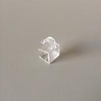 Ophanghaak transparant voor aan draad