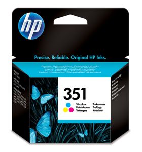 HP 351 originele drie-kleuren inktcartridge