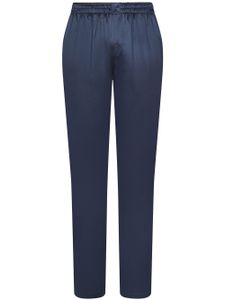 Dolce & Gabbana pantalon de pyjama à taille élastiquée - Bleu