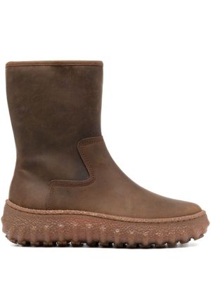Camper bottes Ground en cuir - Marron
