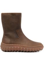 Camper bottes Ground en cuir - Marron