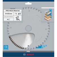 Bosch Professional Cirkelzaagblad PRO Multi Material | Ø 210 x 2,5 x 30mm 80T - 2608640445