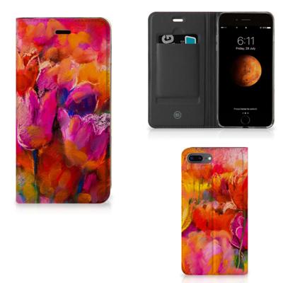 Bookcase Apple iPhone 7 Plus | 8 Plus Tulips Bookcase Apple iPhone 7 Plus | 8 Plus Tulips