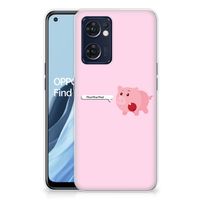 OPPO Reno 7 5G | Find X5 Lite Telefoonhoesje met Naam Pig Mud