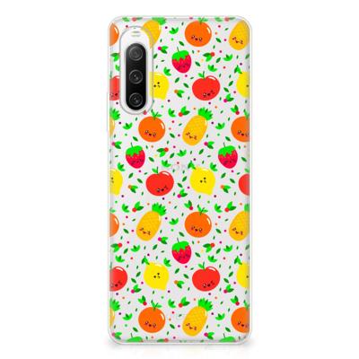 Sony Xperia 10 IV | Siliconen Case | Fruits