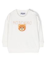 Moschino Kids sweat en polaire à motif Teddy Bear - Blanc - thumbnail