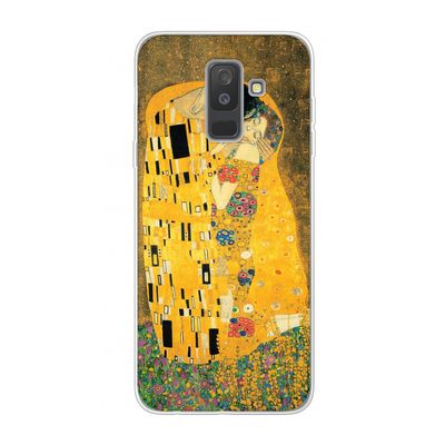 Der Kuss: Samsung Galaxy A6 Plus (2018) Transparant Hoesje