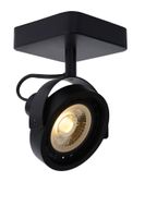 Lucide TALA LED - Plafondspot - LED Dim to warm - GU10 (ES111) - 1x12W 2200K/3000K - Zwart - thumbnail