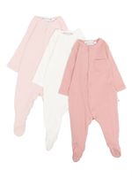 Bonpoint lot de trois pyjama Cosima en coton - Rose