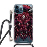 Hell Hound and Serpents: iPhone 12 Pro Transparant Hoesje met koord