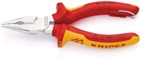 Knipex Spitse kombitang geïsoleerd | Meercomponenten-omhullingen | VDE-gekeurd | Geïntegreerde openingsveer - 08 26 145 T BK