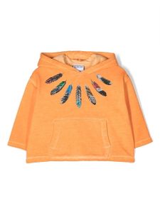 Marcelo Burlon County Of Milan Kids hoodie à motif graphique - Orange