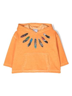 Marcelo Burlon County Of Milan Kids hoodie à motif graphique - Orange