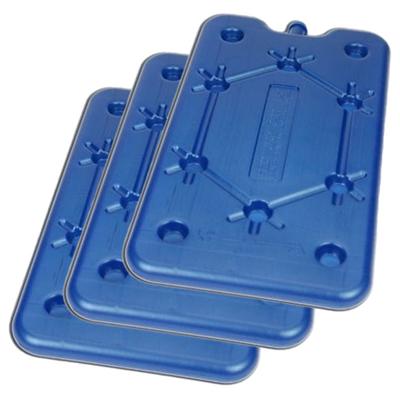 Cosy & Trendy Koelelement - 3x - blauw - kunststof - 400 gram - 14 x 25 x 1 cm - platte vorm