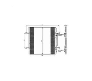 Condensor, airconditioning 35781