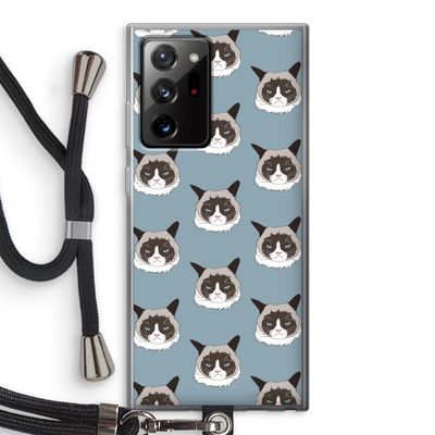 It's a Purrr Case: Samsung Galaxy Note 20 Ultra / Note 20 Ultra 5G Transparant Hoesje met koord