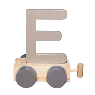 JeP kids houten treinletter E-zand