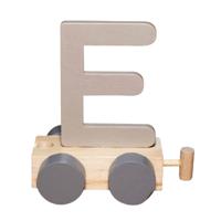 JeP kids houten treinletter E-zand