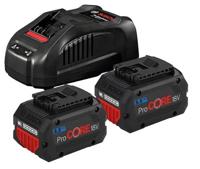 Bosch accu startset procore 18v 5.5ah accu's+lader