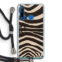 Arizona Zebra: Huawei P20 Lite (2019) Transparant Hoesje met koord