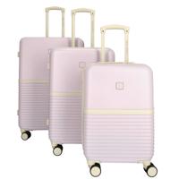 Enrico Benetti Princetown kofferset driedelig-Lilac