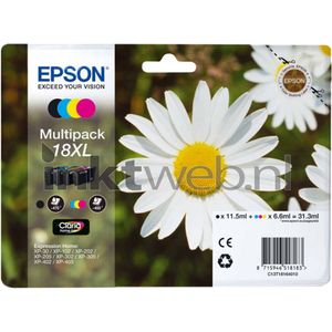 Epson 18XL Multipack zwart en kleur cartridge