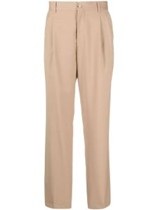 Manuel Ritz pantalon chino à coupe droite - Marron