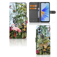 Telefoonhoesje met Pasjes voor OPPO A17 Jungle