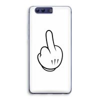 Middle finger white: Honor 9 Transparant Hoesje Middle finger white: Honor 9 Transparant Hoesje