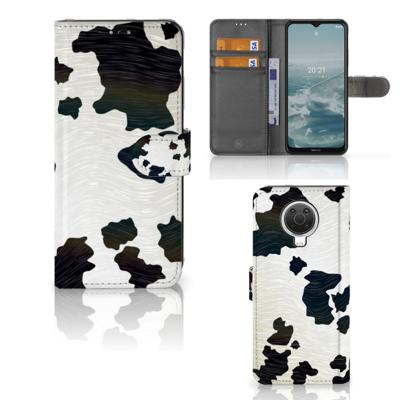 Nokia G10 | G20 | Telefoonhoesje | Met pasjeshouder | Koeienvlekken