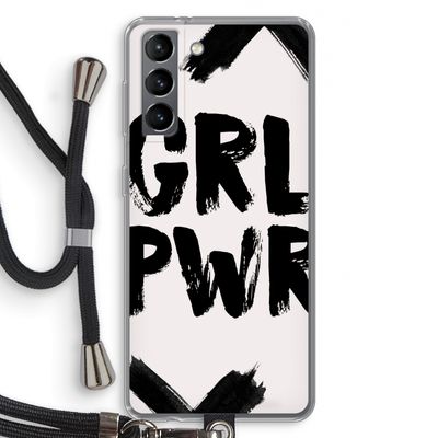Girl Power #2: Samsung Galaxy S21 Transparant Hoesje met koord