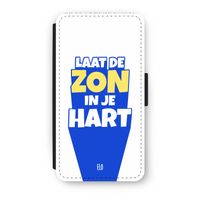 Laat de zon in je hart: iPhone X Flip Hoesje