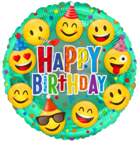 'Ballon happy birthday smileys - Recycle' kopen? | FOR YOU GIFTS