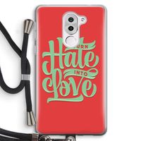 Turn hate into love: Honor 6X Transparant Hoesje met koord