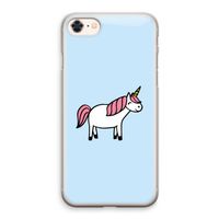 Eenhoorn: iPhone 8 Transparant Hoesje