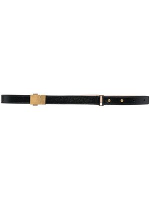 Thom Browne ceinture à logo gravé - Noir