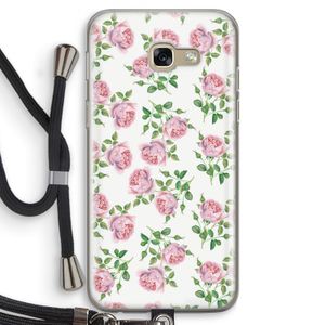 Kleine roosjes: Samsung Galaxy A5 (2017) Transparant Hoesje met koord