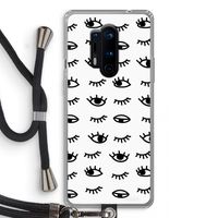 Eye pattern #2: OnePlus 8 Pro Transparant Hoesje met koord