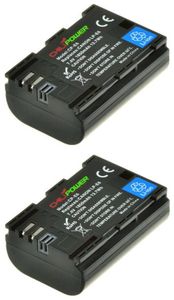 ChiliPower LP-E6 accu voor Canon - 1850mAh - 2-Pack