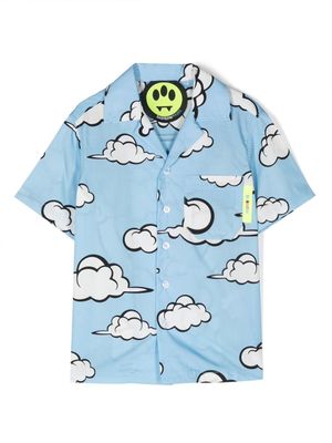Barrow kids t-shirt à imprimé graphique - Bleu