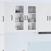 Keukenkast aan de muur met plank Hoogglans wit 80 x 31 x 80 cm Keukenkast aan de muur met plank Hoogglans wit 80 x 31 x 80 cm