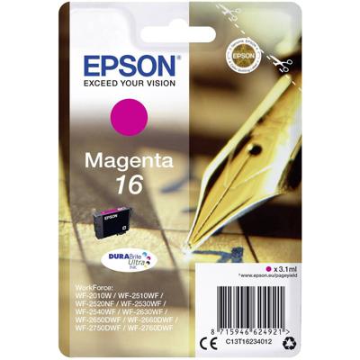 Epson Inktcartridge T1623, 16 Origineel Magenta C13T16234012