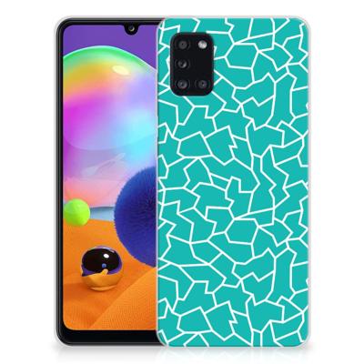 Samsung Galaxy A31 | Hoesje maken | Cracks Blue