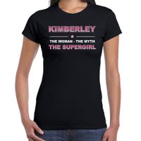 Naam Kimberley The women, The myth the supergirl shirt zwart cadeau shirt 2XL  -