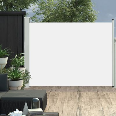 vidaXL Tuinscherm uittrekbaar 170x500 cm crème