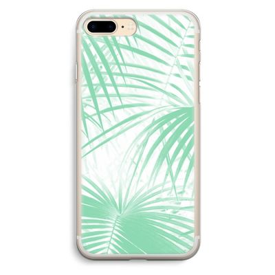 Palmbladeren: iPhone 7 Plus Transparant Hoesje