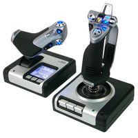 Logitech G Flight Control System Zwart, Zilver USB 2.0 Vluchtsimulator Analoog/digitaal PC - thumbnail