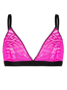 Versace soutien-gorge La Greca en tulle - Rose